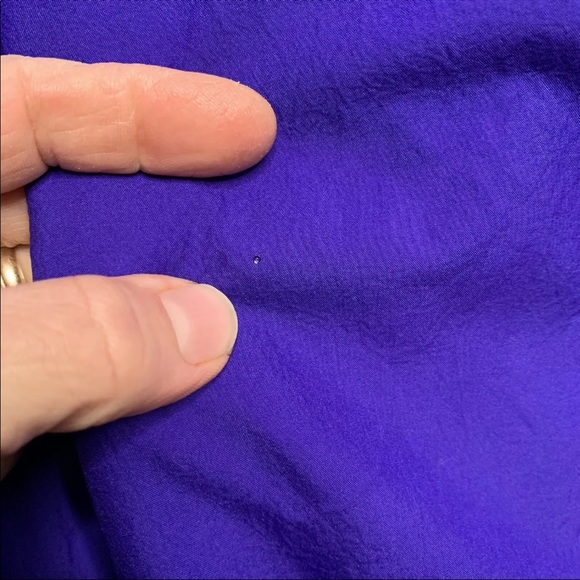 SOLD Vtg Obermeyer Womens One Piece Snow Ski Suit Purple Blue Neon Retro Size 10 - Picture 7 of 12